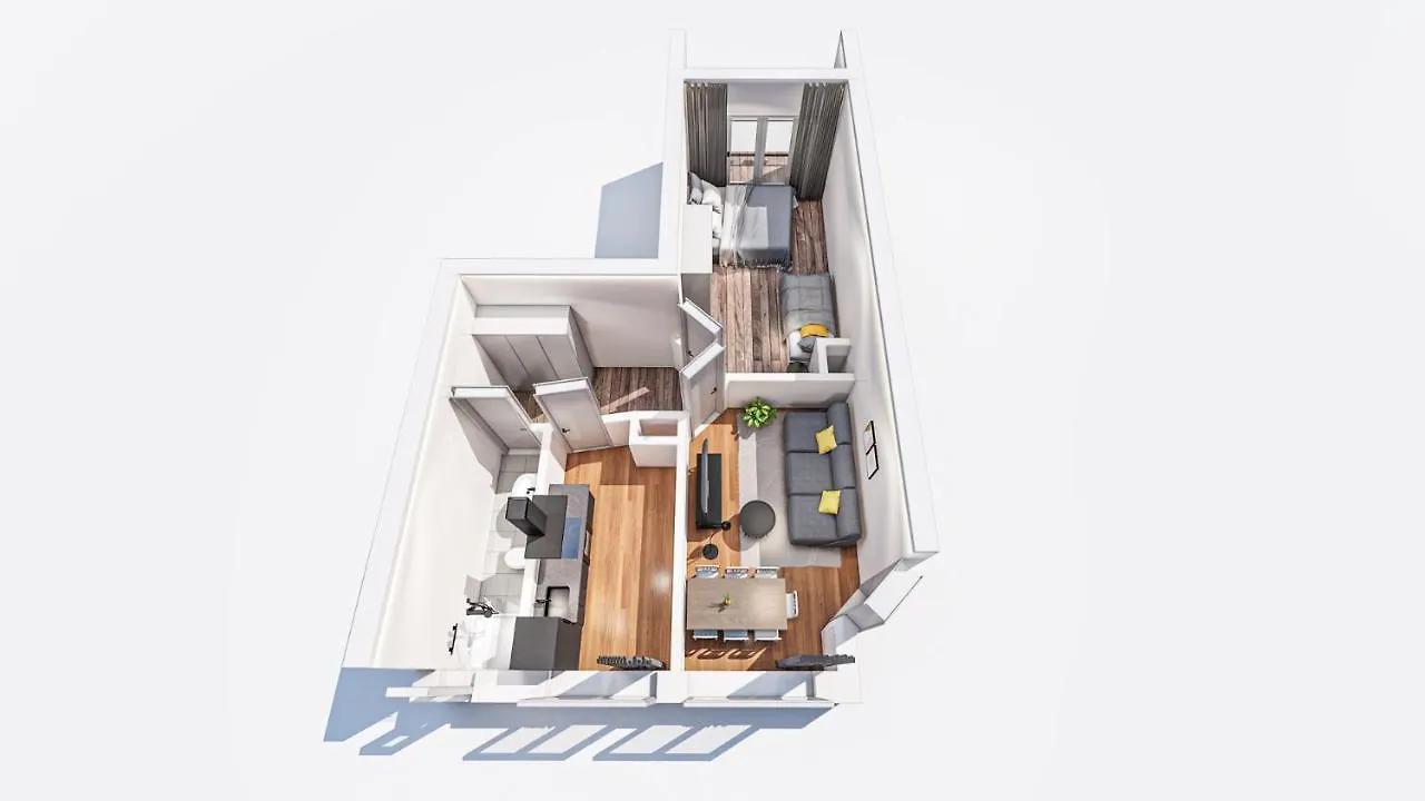 Stylish 2 Room Apartment +new bathroom&kitchen Hamburg Deutschland